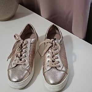 Metallic Pink Sneakers